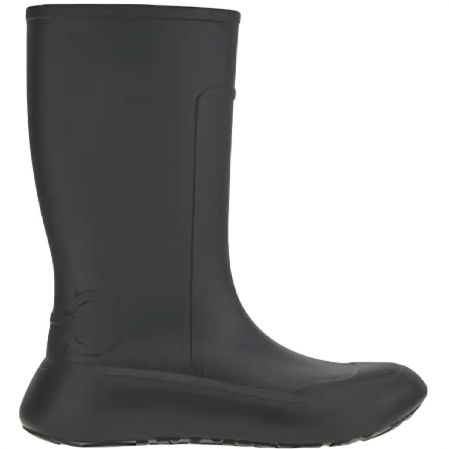 New Salvatore Ferragamo Men's Rain Rubber Boots In Black